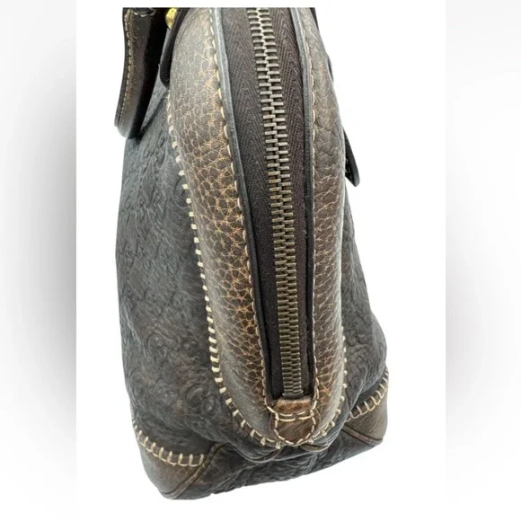 Gucci Dark Brown Leather Satchel - Picture 5 of 16